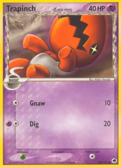 Trapinch δ Delta Species - EX Dragon Frontiers (Common) [DF-68]