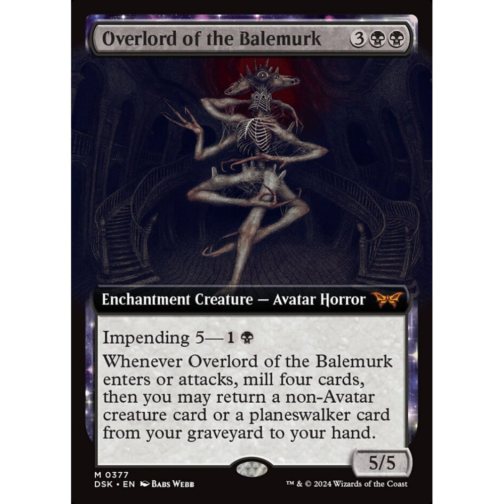 Overlord of the Balemurk, 377, mythic, Magic: The Gathering, Duskmourn: House of Horror