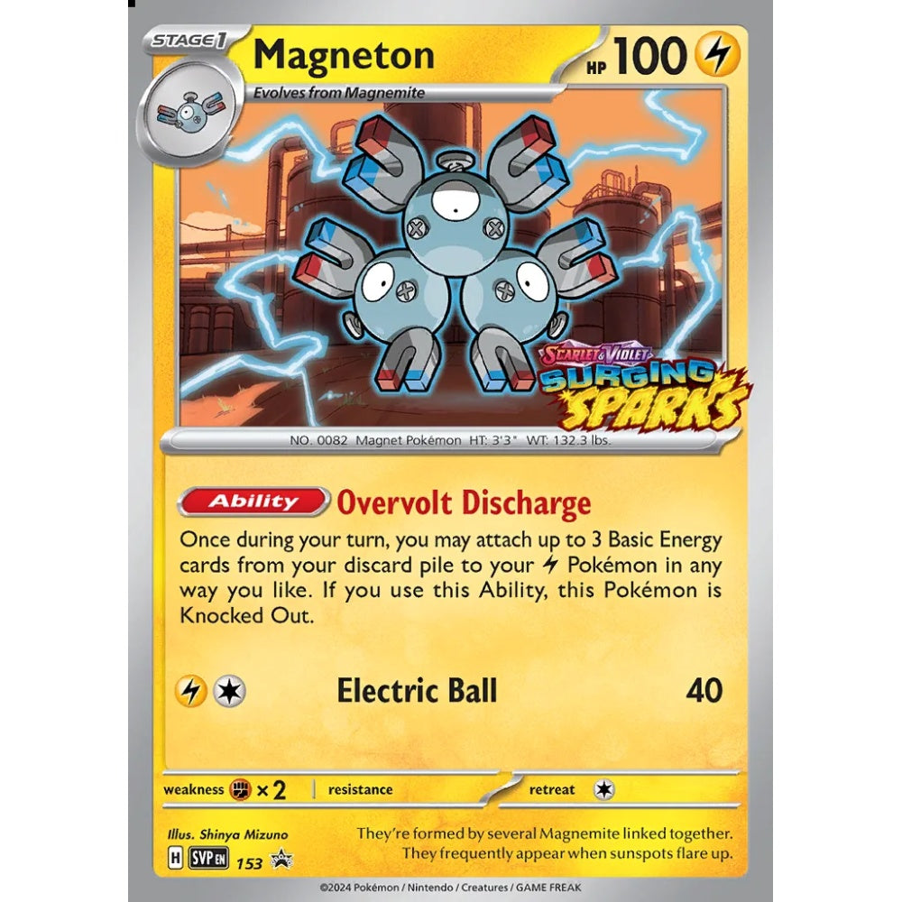 Magneton Promo 153 Pokemon Card Game Scarlet & Violet Promos