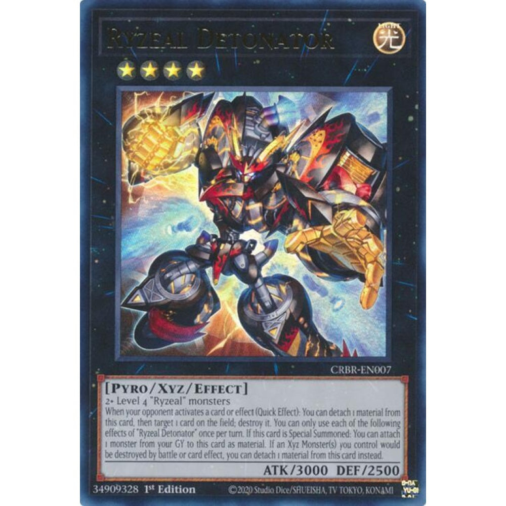 Ryzeal Detonator CRBR-EN007 Ultra Yu-Gi-Oh Crossover Breakers