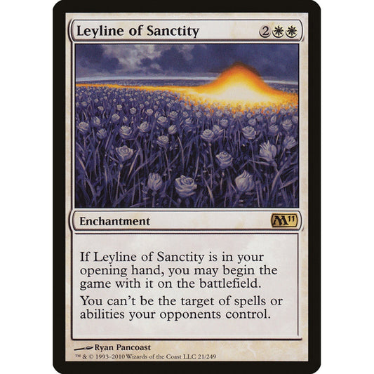 Leyline of Sanctity rare 21 Magic the Gathering Magic 2011