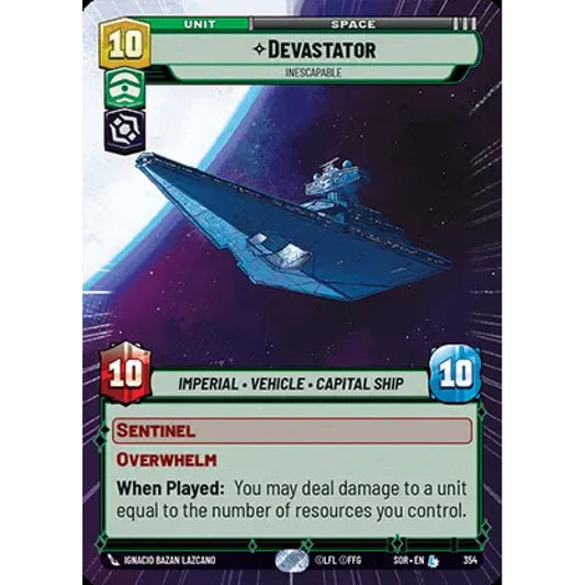 Devastator, 354, L, Star Wars Unlimited, Sparks Of Rebellion