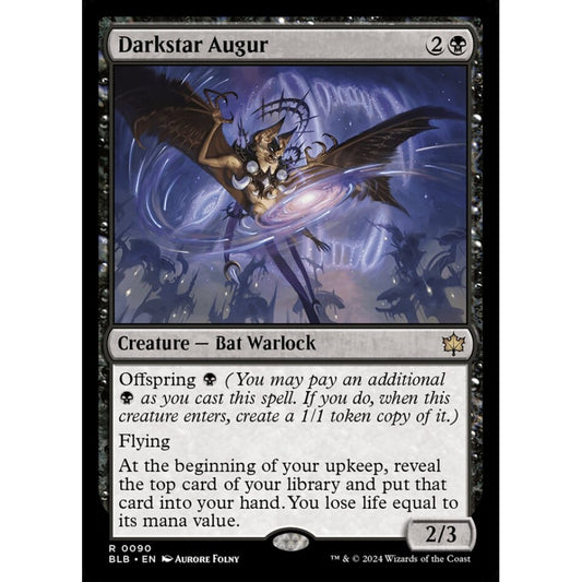 Darkstar Augur, 90, rare, Magic: The Gathering, Bloomburrow