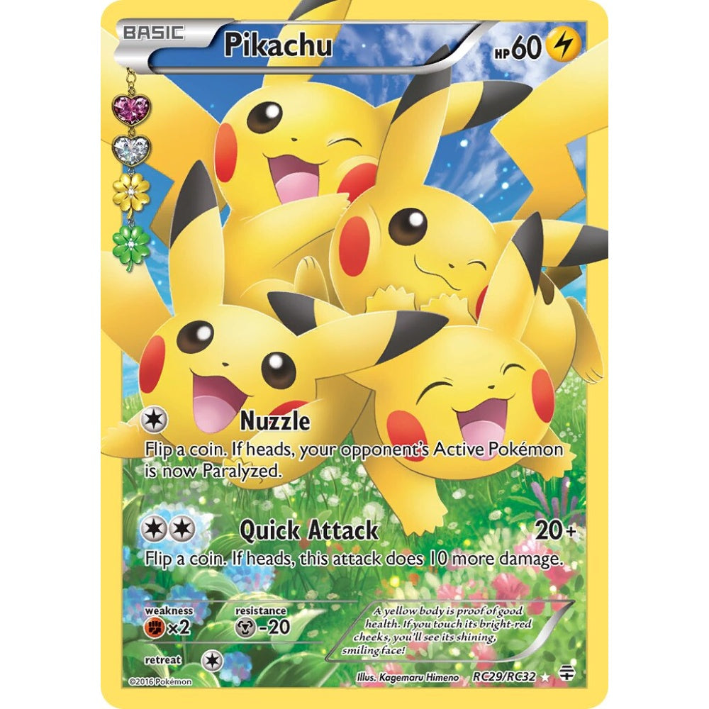 Pikachu Rare Ultra RC29/RC32 Pokemon Card Game Generations