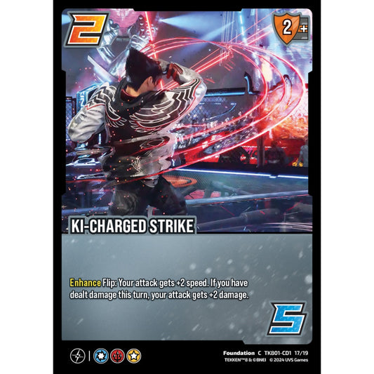 Ki-Charged Strike, 17/19, TK801-CD1, Universus, TEKKEN 8 Clash Decks, Foundation, C