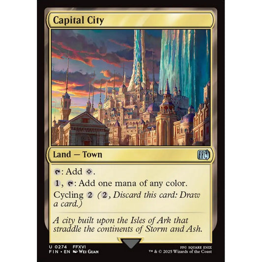 Capital City uncommon 274 Magic the Gathering Final Fantasy