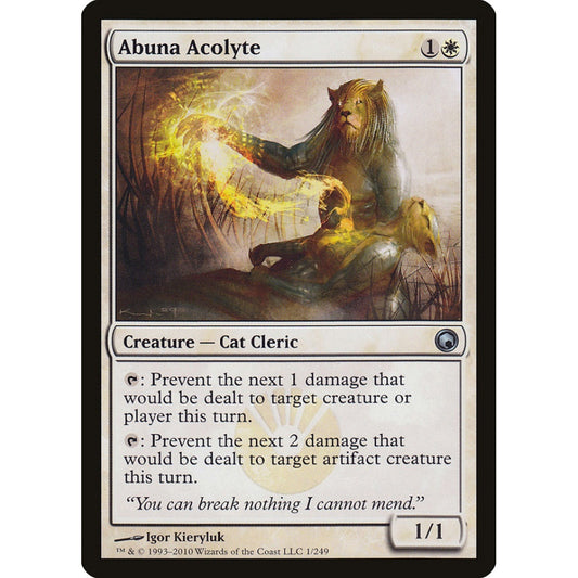 Abuna Acolyte uncommon 1 Magic the Gathering Scars of Mirrodin