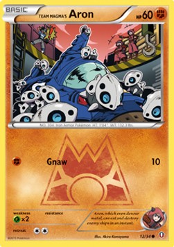 Team Magma's Aron