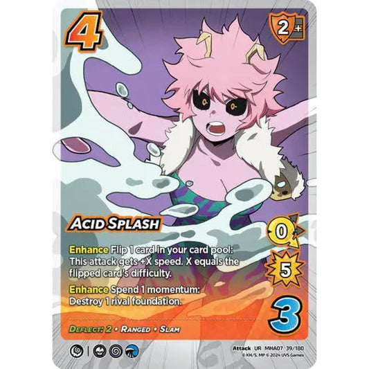 Acid Splash, 39/180, UR, UniVersus, MHA07 Girl Power