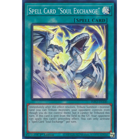 Spell Card "Soul Exchange" MP25-EN007 Starlight Starlight Rare Yu-Gi-Oh 2025 Mega-Pack Tin in Art