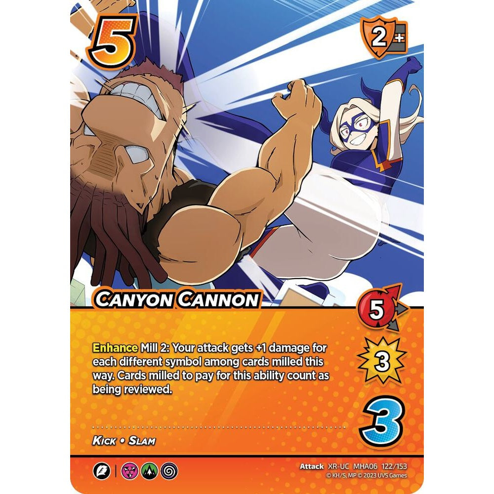 Canyon Cannon, 122/153, MHA06, Universus, MHA06 Jet Burn, nan