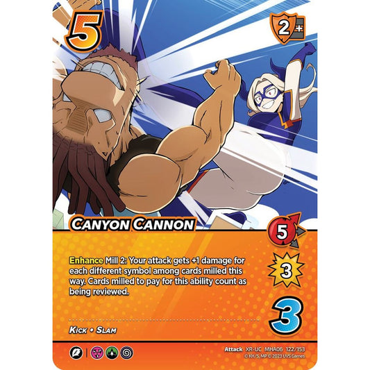 Canyon Cannon, 122/153, MHA06, Universus, MHA06 Jet Burn, nan