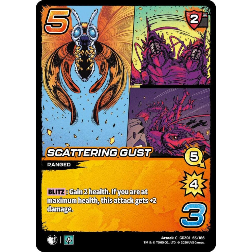 Scattering Gust GDZ01 65/186 GDZ01 Universus Godzilla: Reign of Kaiju Attack C
