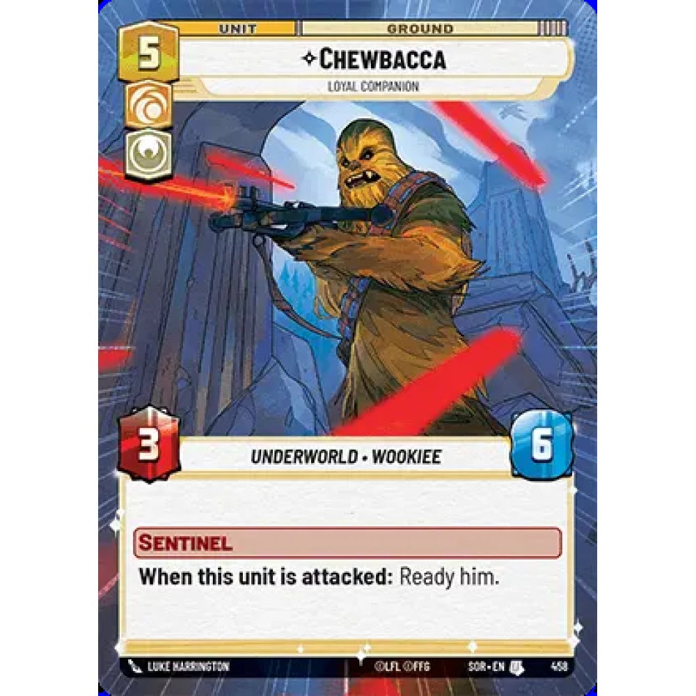 Chewbacca, 458, U, Star Wars Unlimited, Sparks Of Rebellion