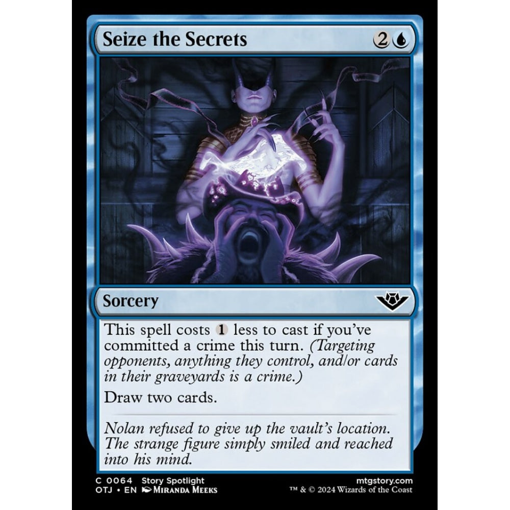 Seize the Secrets, 64, common, Magic: The Gathering, Outlaws of Thunder Junction