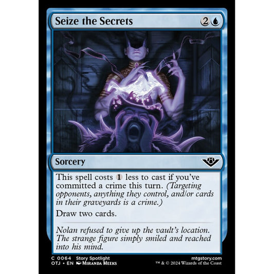 Seize the Secrets, 64, common, Magic: The Gathering, Outlaws of Thunder Junction