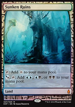 Sunken Ruins - Zendikar Expeditions (Masterpiece) [ZEX-27]
