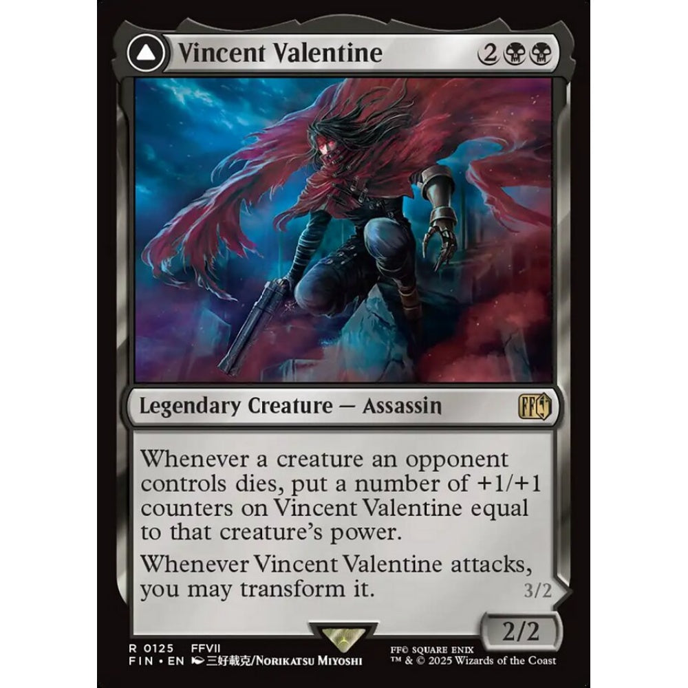 Vincent Valentine // Galian Beast rare 125 Magic the Gathering Final Fantasy
