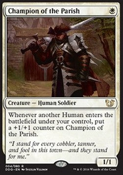 Champion of the Parish - Duel Decks: Blessed vs. Cursed (Rare) [DDQ-4]