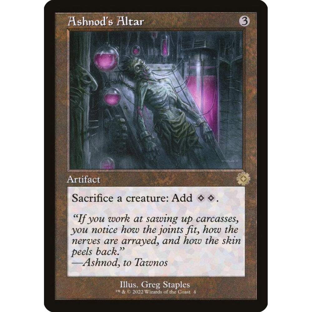 Ashnod's Altar rare 4 Magic the Gathering The Brothers' War Retro Artifacts