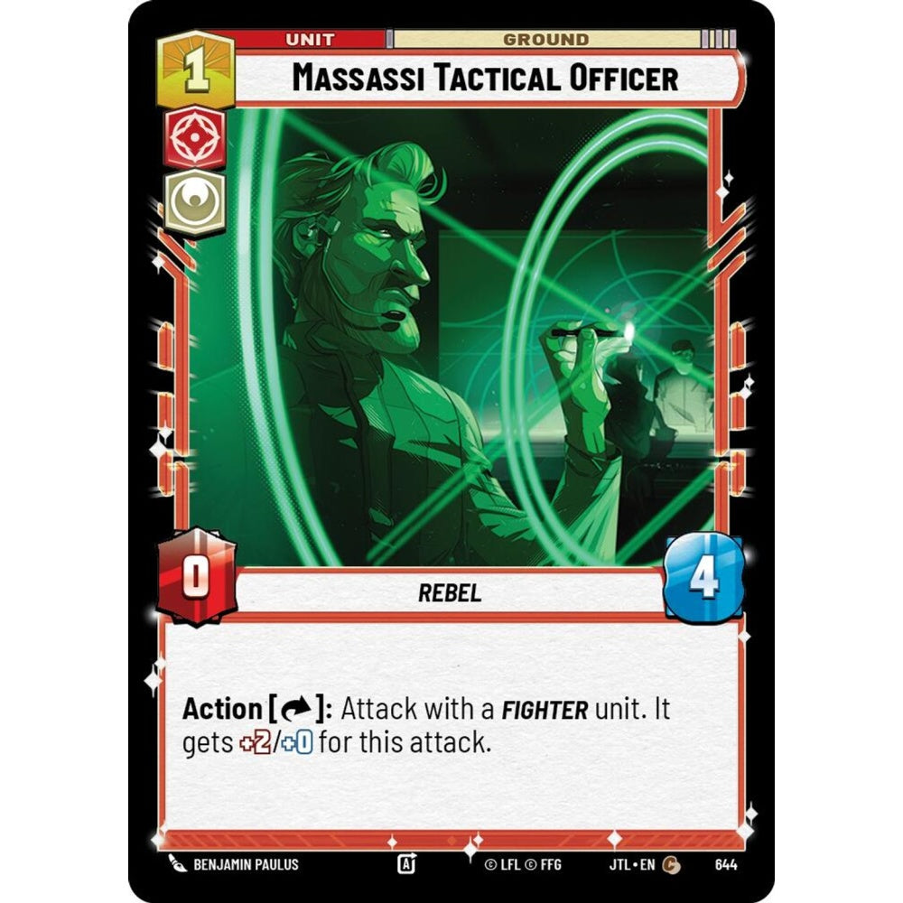 Massassi Tactical Officer, C, JTL 644) Foil, Star Wars Unlimited