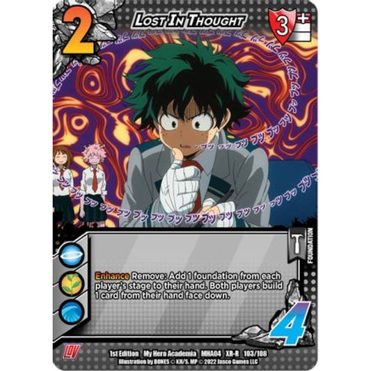 Lost in Thought, 103/108, XR-R, UniVersus, MHA04 League of Villains