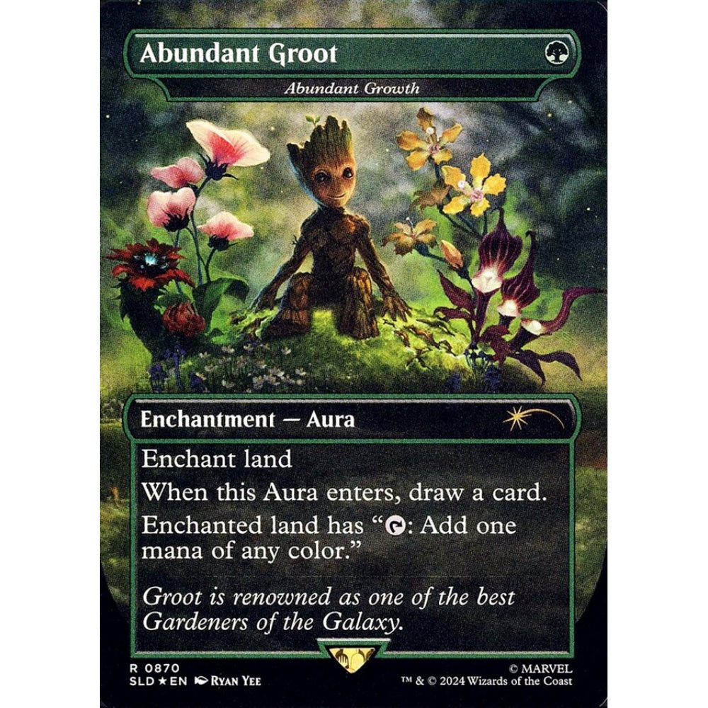 Abundant Growth rare 870 Magic the Gathering Secret Lair Drop