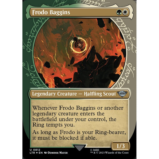 Frodo Baggins, uncommon, 812, Magic the Gathering, The Lord of the Rings: Tales of Middle-earth