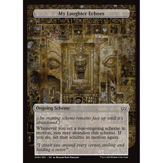 My Laughter Echoes, 344, common, Magic: The Gathering, Duskmourn: House of Horror