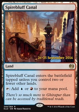 Spirebluff Canal - Kaladesh: Promos (Rare) [PKLD-249]