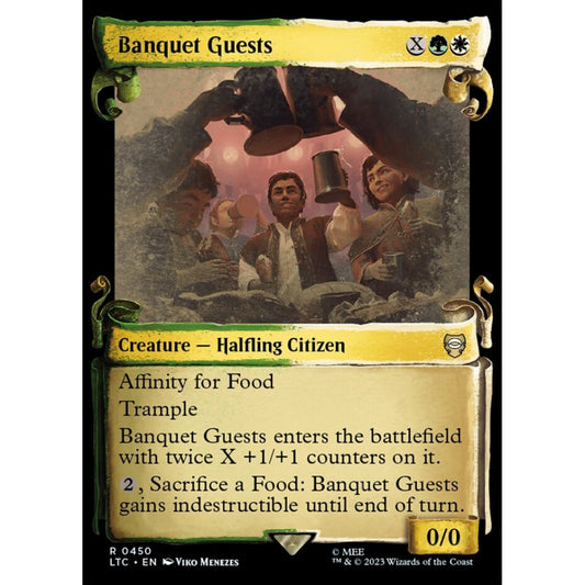 Banquet Guests, rare, 450, Magic the Gathering, Tales of Middle-earth Commander