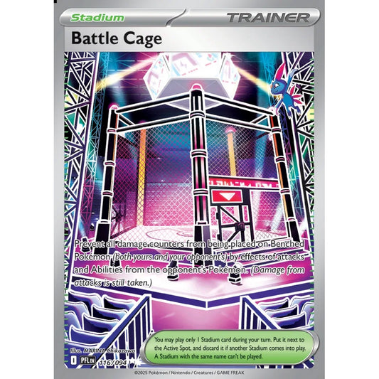 Battle Cage Ultra Rare 116/094 Pokemon Card Game Phantasmal Flames