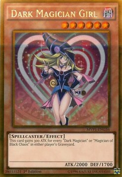 Dark Magician Girl (V.2 - Gold Rare) - The Dark Side of Dimensions Movie Pack (Gold Rare) [MVP1-G56]
