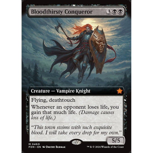 Bloodthirsty Conqueror, 460, mythic, Magic: The Gathering, Foundations