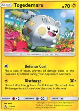 Togedemaru - SM Black Star Promos (Promo) [SM-09]