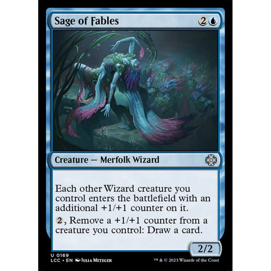 Sage of Fables, uncommon, 169, Magic the Gathering, The Lost Caverns of Ixalan Commander