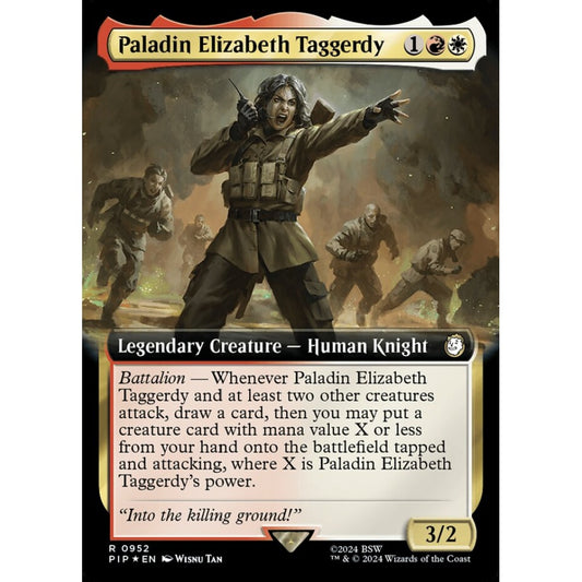 Paladin Elizabeth Taggerdy rare 952 Magic the Gathering Fallout