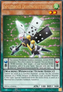 Speedroid Dominobutterfly - Duelist Pack: Dimensional Guardians (Ultra Rare) [DPDG-004]