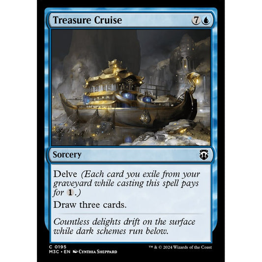 Treasure Cruise, 195, common, Magic: The Gathering, Modern Horizons 3