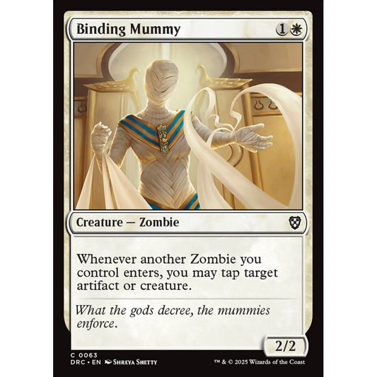 Binding Mummy, 63, common, Magic: The Gathering, Aetherdrift Commander