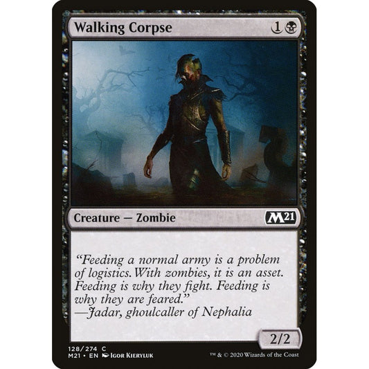 Walking Corpse common 128 Magic the Gathering Core Set 2021