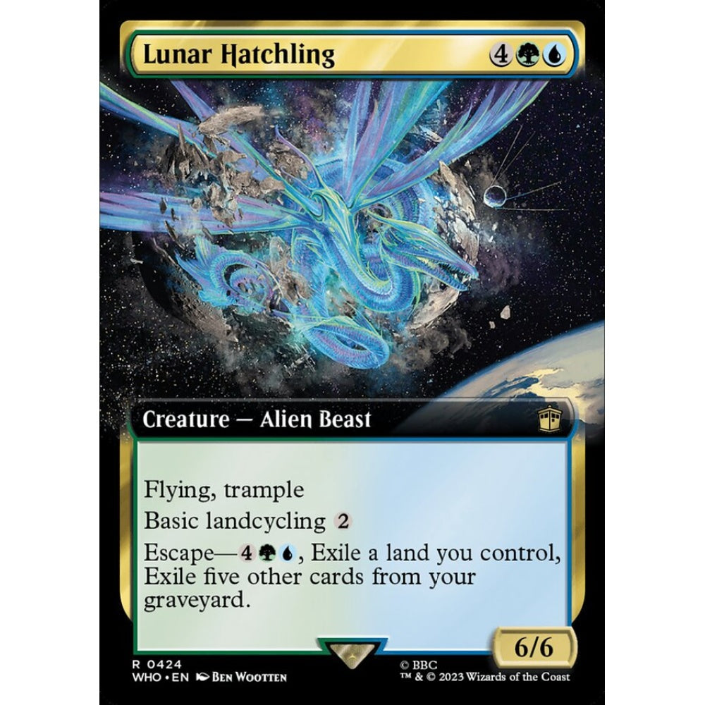 Lunar Hatchling rare 424 Magic the Gathering Doctor Who