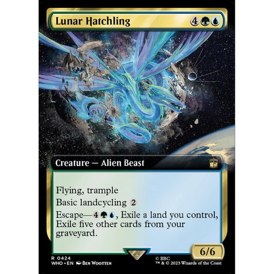 Lunar Hatchling rare 424 Magic the Gathering Doctor Who