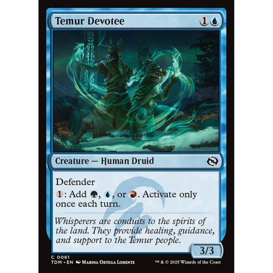 Temur Devotee common 61 Magic the Gathering Tarkir: Dragonstorm