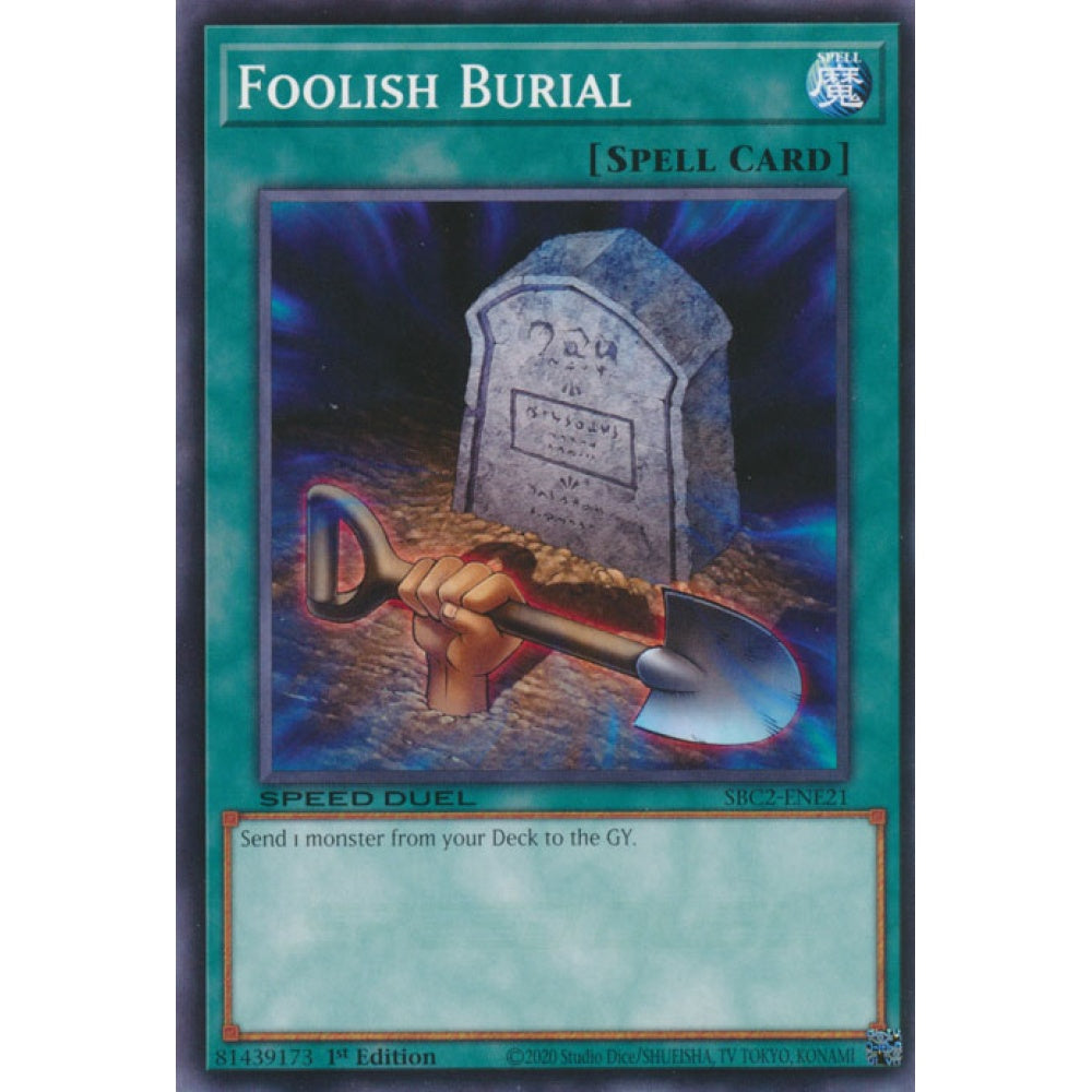 Foolish Burial RA02-EN049 Secret Secret Rare Yu-Gi-Oh 25th Anniversary Rarity Collection II in Art