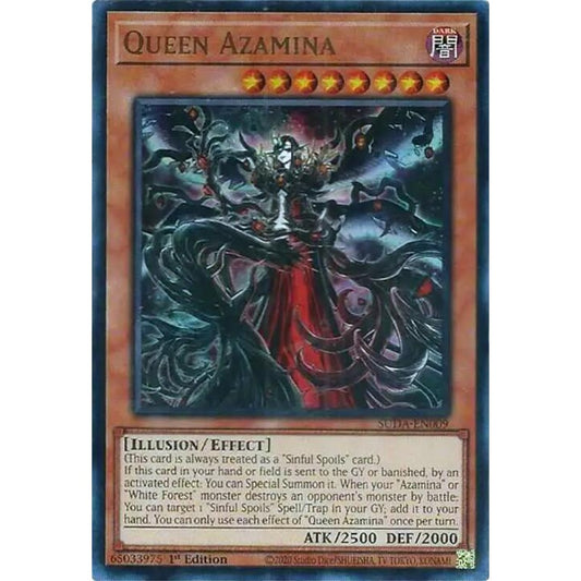Queen Azamina SUDA-EN009 Ultra Yu-Gi-Oh Supreme Darkness
