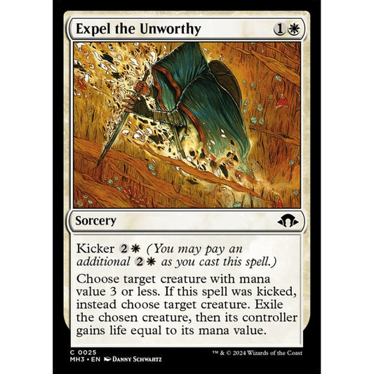 Expel the Unworthy, 25, common, Magic: The Gathering, Modern Horizons 3
