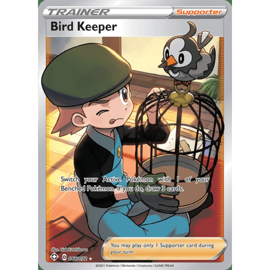 Bird Keeper Full Art 066/072 Pokemon Card Game Shining Fates