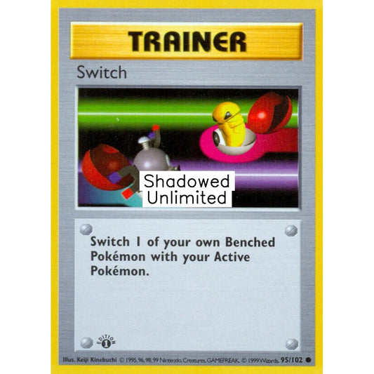 Switch Common 95/102 Pokemon Card Game Base Set