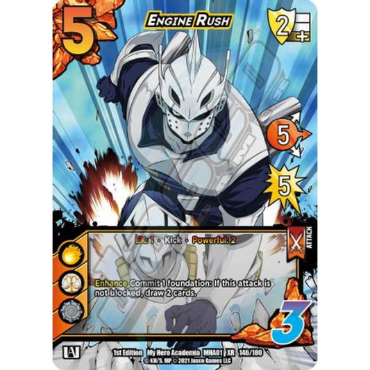 Engine Rush, 146/180, XR, UniVersus, MHA01 My Hero Academia